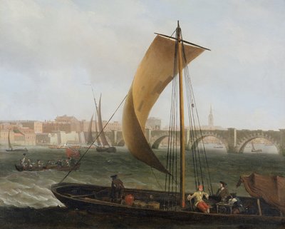 Vue sur la Tamise avec le pont de Westminster, c.1743-44 - Samuel Scott